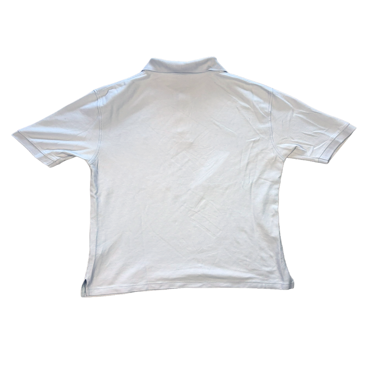 Polo Ralph Lauren Polo Shirt White Navy Logo – Size 2XL