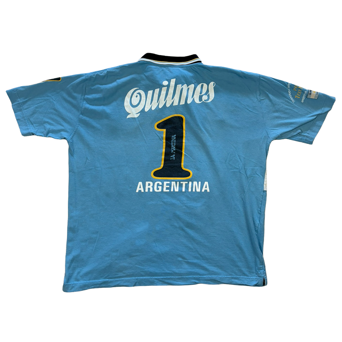 La Martina Argentina Polo Test Match 2002 Quilmes Polo Shirt – Size L