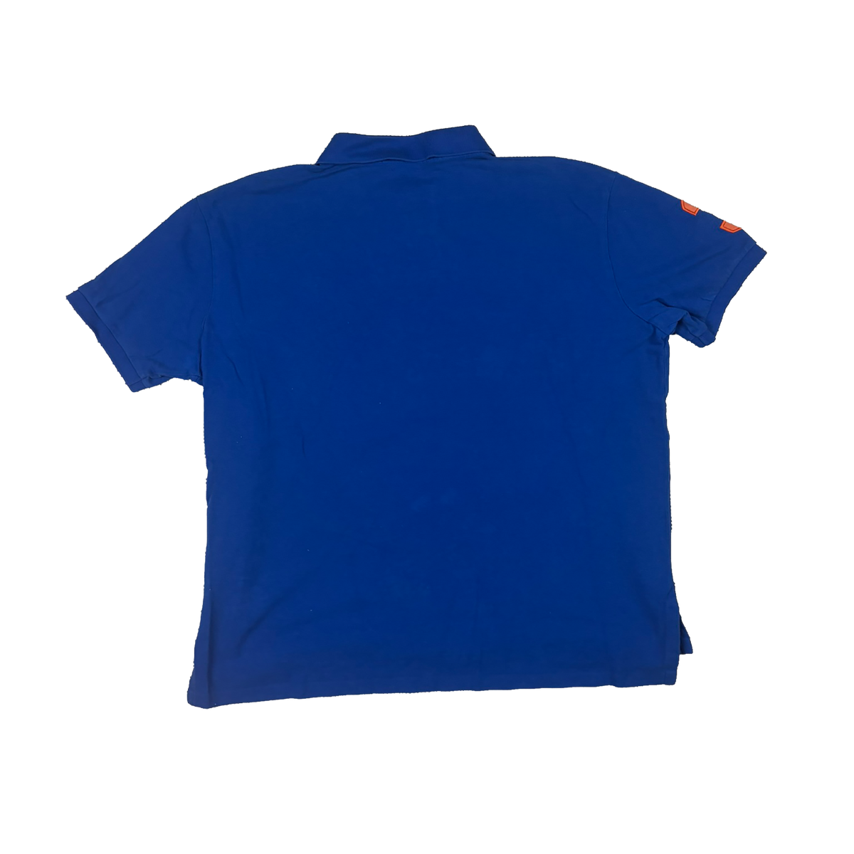 Polo Ralph Lauren Big Pony Polo Shirt Blau/Orange – Custom Fit – Größe XL
