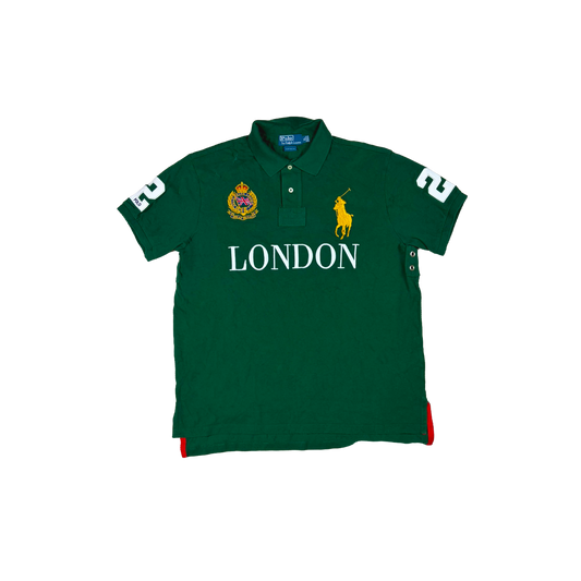 Polo Ralph Lauren London Big Pony Polo – Dunkelgrün – XL