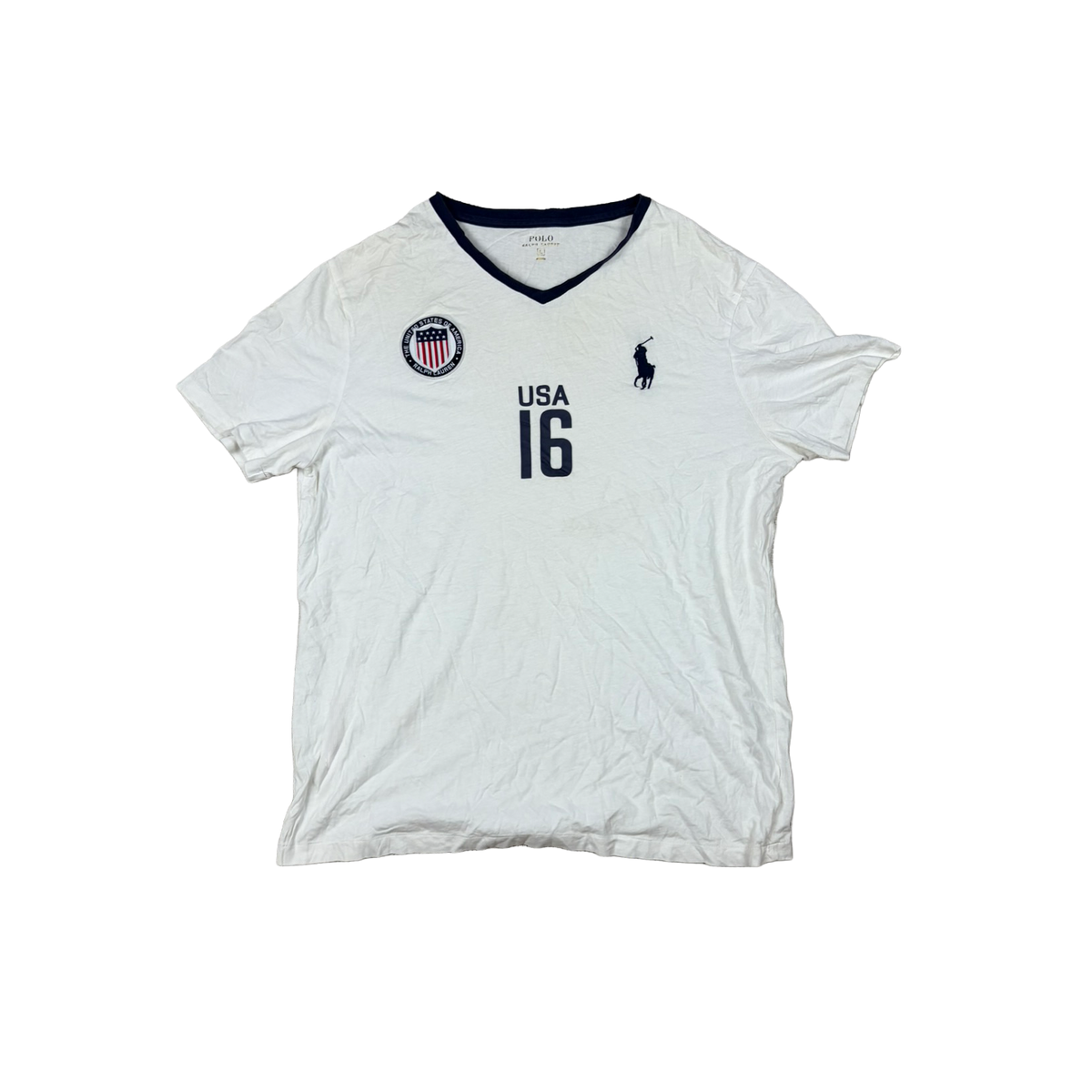 Polo Ralph Lauren Team USA 2016 Vintage T-Shirt – White