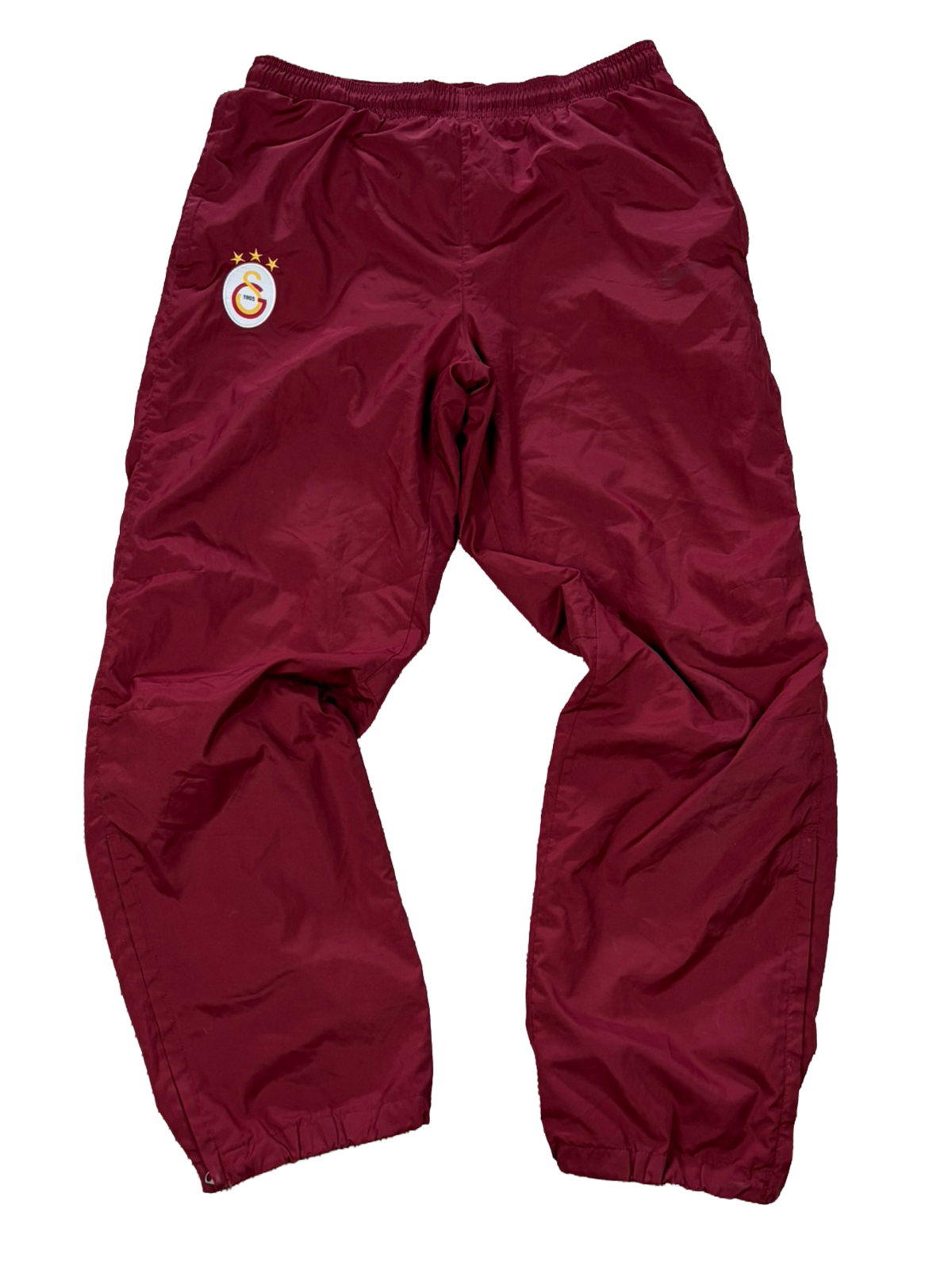 Vintage Nike Galatasaray Track Pants Burgundy | M