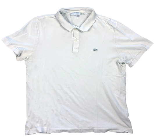 Vintage Lacoste Regular Fit Polo Shirt White | L