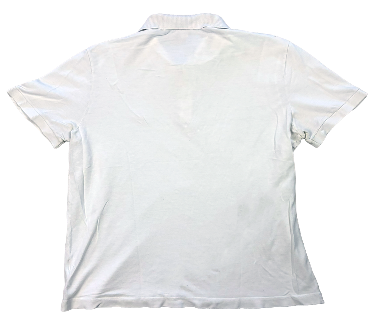 Vintage Lacoste Regular Fit Polo Shirt White | L