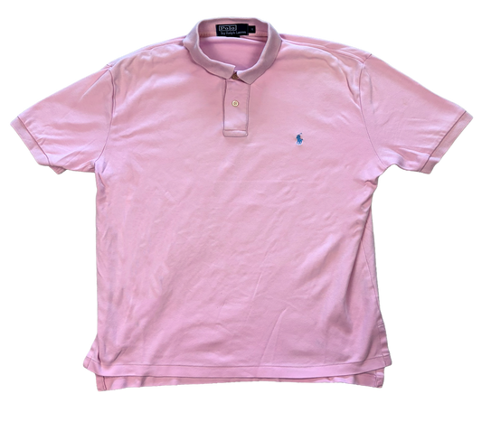 Polo by Ralph Lauren Polo Shirt Pink Blue Pony – Size M
