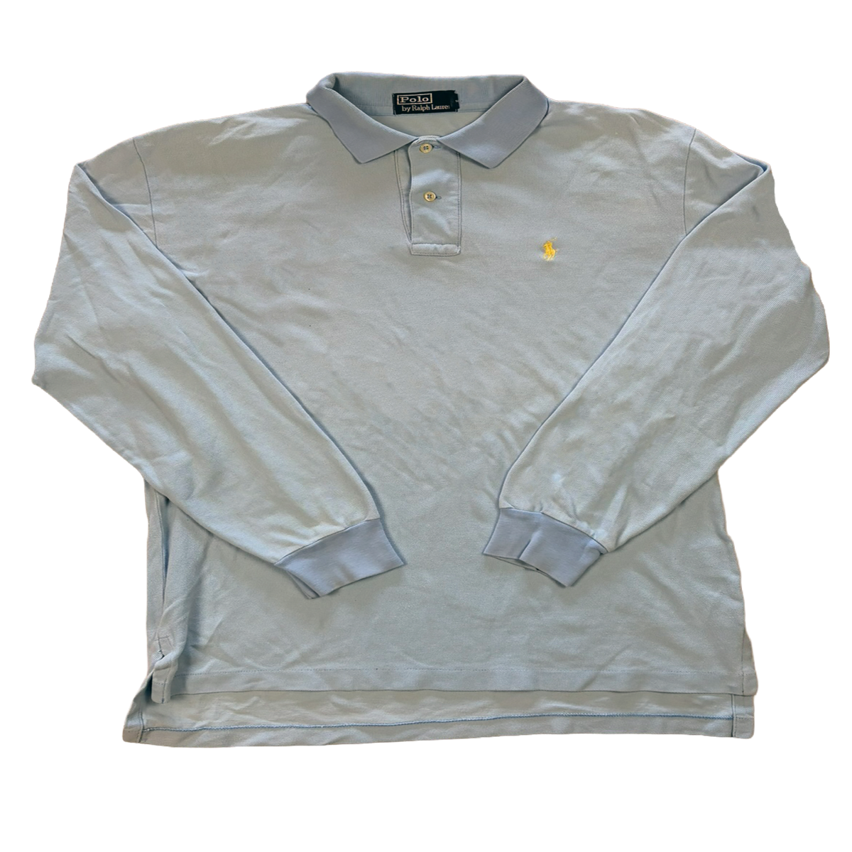 Polo Ralph Lauren Longsleeve Polo Light Blue – Size L