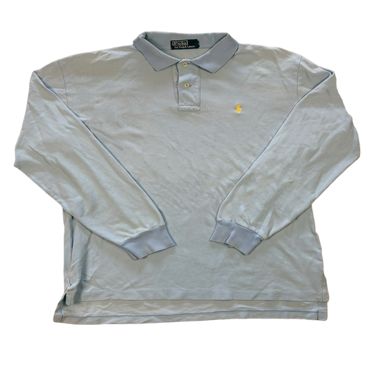 Polo Ralph Lauren Longsleeve Polo Light Blue – Size L