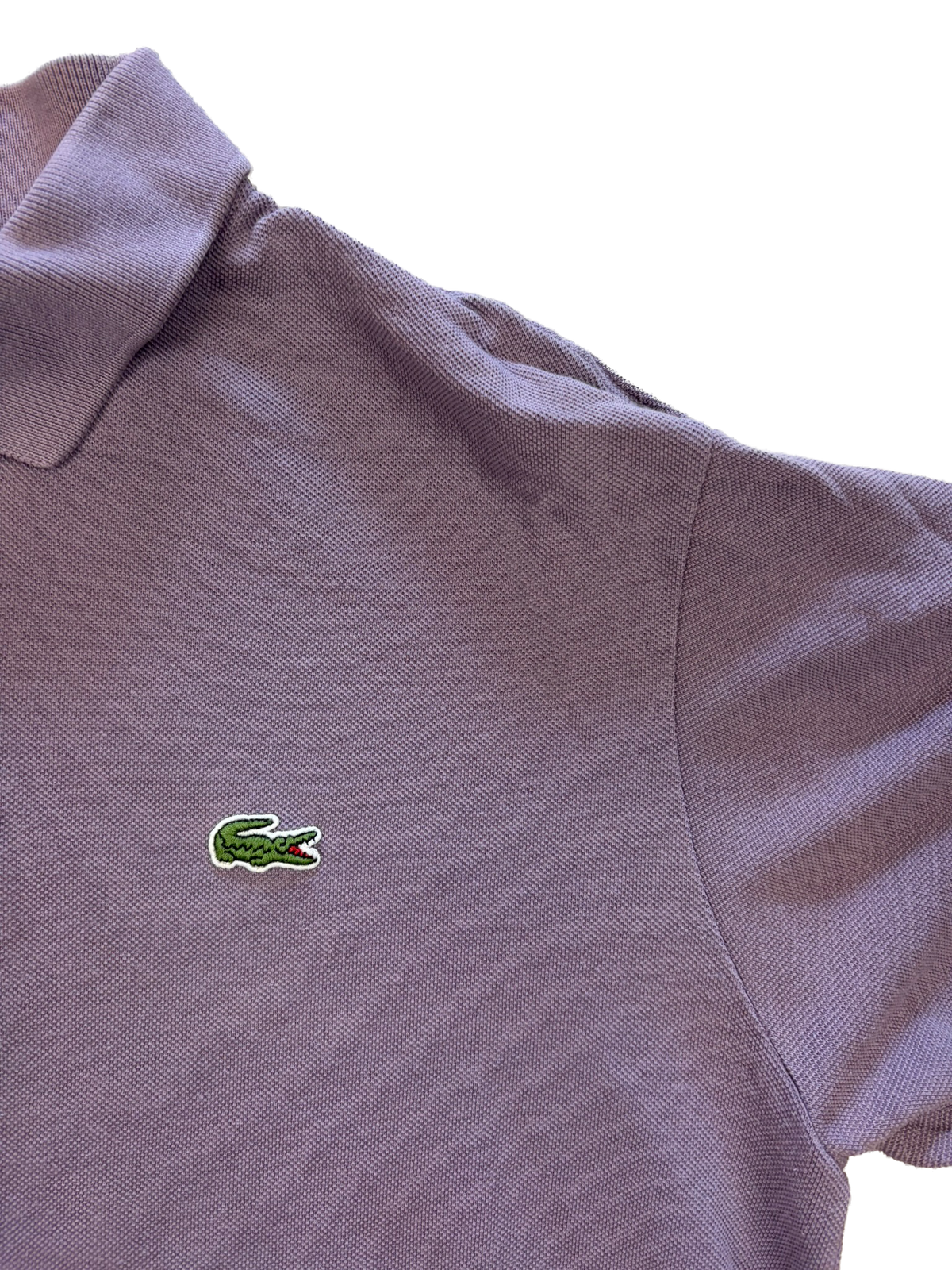 Vintage Lacoste Polo Shirt Lila / Mauve – Größe 4