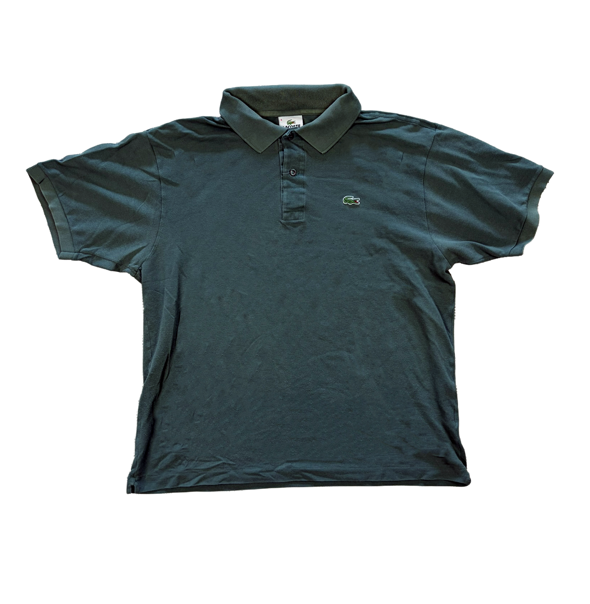 Vintage Lacoste Polo Shirt Grün / Khaki – Größe 6
