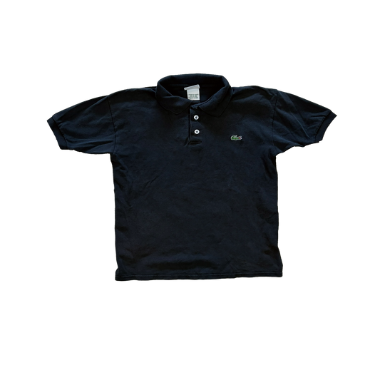 Lacoste Polo Shirt Schwarz – Größe S – Classic Crocodile Logo