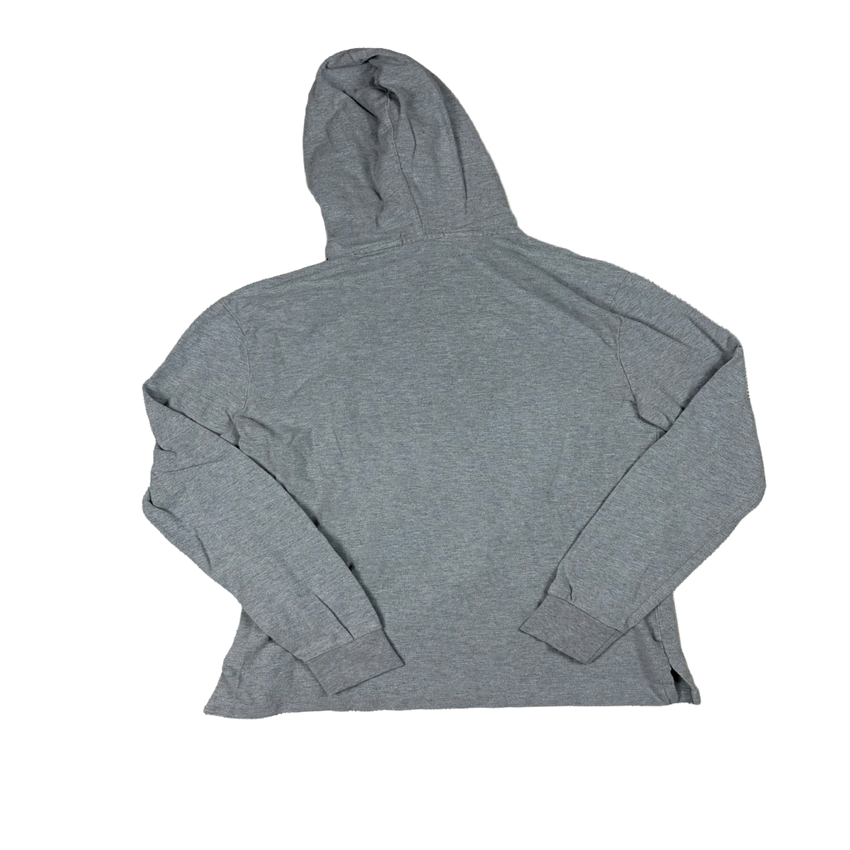 Polo Ralph Lauren Hoodie Langarm Grau – Henley Kapuze – Größe M
