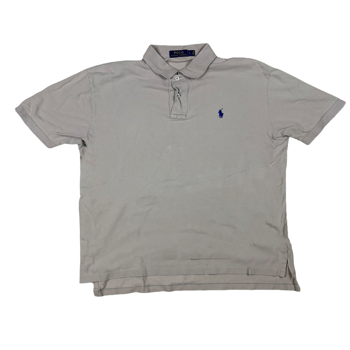 Polo Ralph Lauren Poloshirt Beige/Grau – Größe L