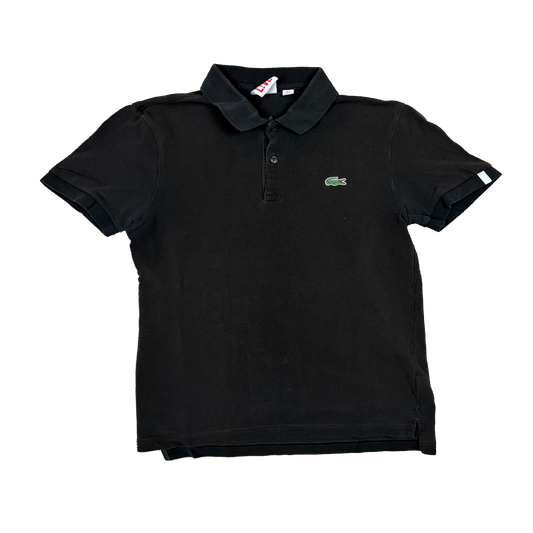 Lacoste L!VE Vintage Poloshirt Schwarz – Größe XS / FR 2 – 100 % Baumwolle