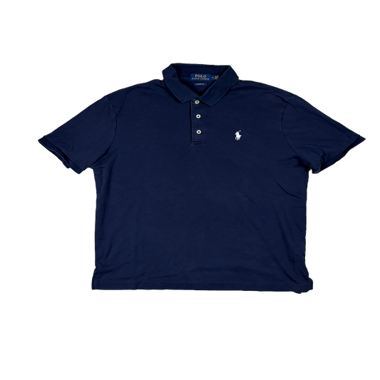 Polo Ralph Lauren Classic Fit Poloshirt Dunkelblau – Größe M – Vintage